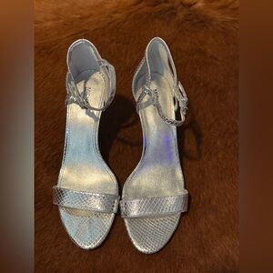 Michael Kors Metallic Silver Heels